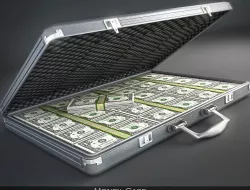 Money case Low-poly  3D model