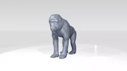 Monkey Low Poligonal 3D model