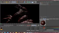 Monster lizard 3D model