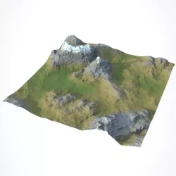Mountain 3D model