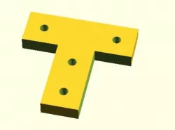 NanoBeam Printable T Plate