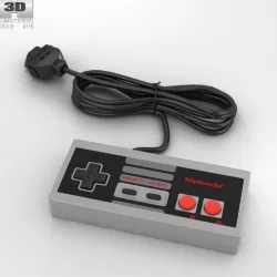 NES Controller 3D model