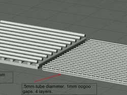 Oogoo Bonding Mesh with Laird Popkin's OpenSCAD Custom Mesh Generator