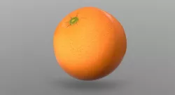 Orange Low-poly  3D model