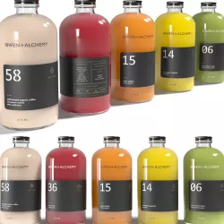 Owen and Alchemy Juice Bottles 3D model