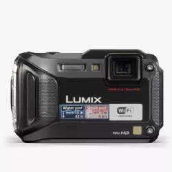 Panasonic Lumix DMC-TS5 Black Low-poly  3D model