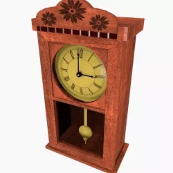 Pendulum Clock 3D model
