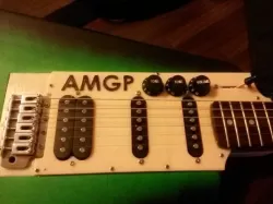 Pick Guard for the AMGP printable guitar (SSH)