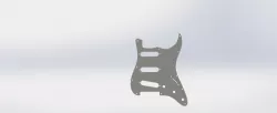 Pickguard  stratocaster 62 3D model 3D model