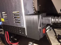 Prusa i3 PSU Cover + Switch