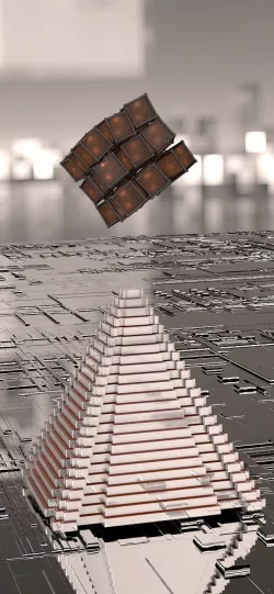 Pyramid and Cube Animation 3D model