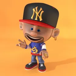 Rapper 3D model