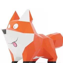 RED FOXY Low-poly  3D model