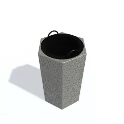 Refuse bin 5 Low-poly  3D model