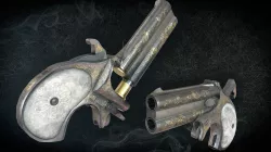 Remington Derringer Low-poly  3D model