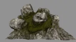 rocks 1 Low-poly  3D model