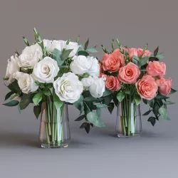 Roses 3D model