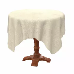 Round Table with table cloth Low-poly  3D model
