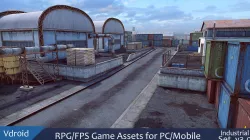 RPG FPS Game Assets for PC Mobile Industrial Set v3 Low-poly  3D model