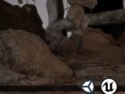 Rubble and Debris - Package - Collection 1 and 2 Low-poly  3D model