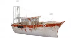 Rusty Boat 3D model