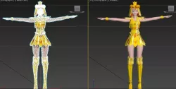 Sailor Galaxia sailor moon VR - AR - low-poly 3D model Low-poly  3D model