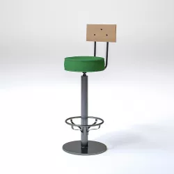 Satelliet Fife stool steel 3D model