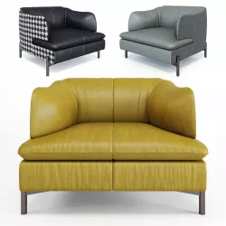 Saturday Armchair Natuzzi 3D model