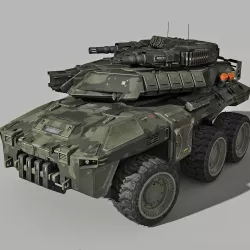 SF Heavy APC 3D model