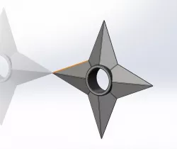 Shuriken Ninjha Star 3D model