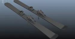 Snow SKI 3D model