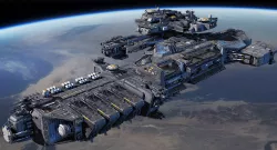 Spacecraft Carrier 3D model