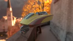 Speed Boat Low-poly  3D model