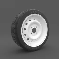 Steel disc 3D model