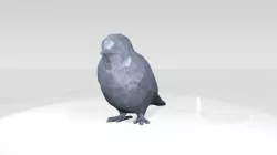 Swallow Low Poligonal 3D model