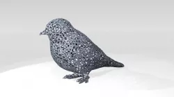 Swallow Voronoi 3D model