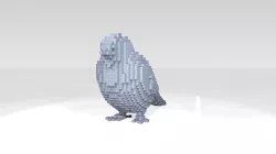 Swallow Voxel 3D model