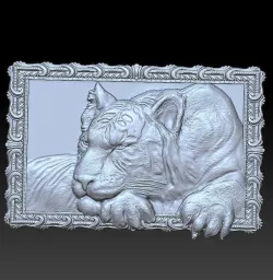 tiger 3D model
