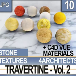Travertine and Materials Vol 2 Texture