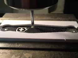 Vice Jaws for holding a Victorinox Cadet 84mm Swiss Army Knife