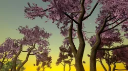 Wax Cherry Trees Low-poly  3D model