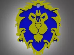World Of Warcraft Alliance Tag 3D print model