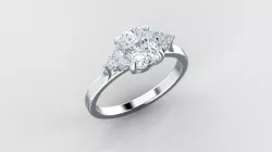 0535 Engagement Ring 3D print model