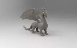 3D Dragon Printable 3D print model