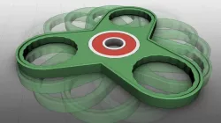 3D Printable Fidget Toy - Triangle Bearing Spinner 3D print model