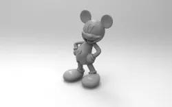 3D Printable Mickey Mouse  3D print model