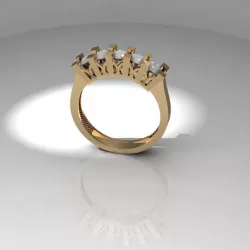 6ring new solitaire  3D print model