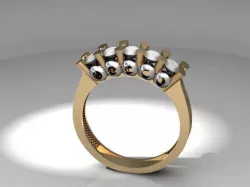 7ring new solitaire 3D print model