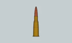 8x51mmR Lebel with Balle-D projectile 3D print model