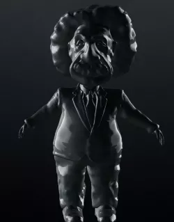 Albert Einstein 3D print model